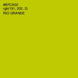 #BFCA02 - Rio Grande Color Image